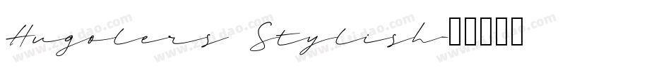 Hugolers Stylish字体转换